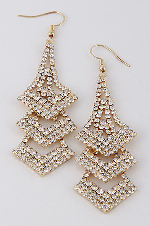 Casual Rhinestone Earrings 6KCA8